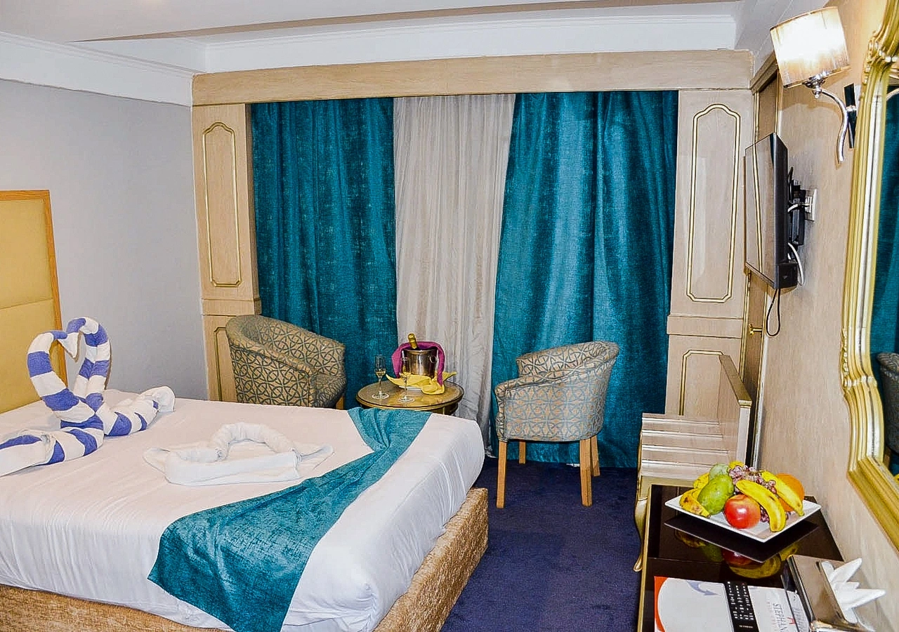 Cabin aboard the MS Stephanie Nile Cruise Nile cruise